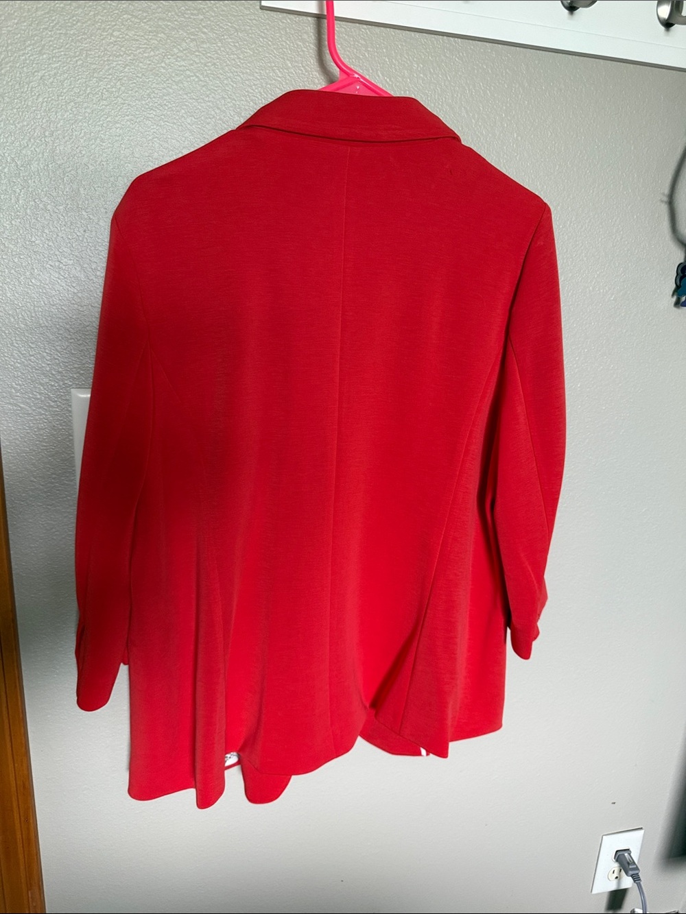 Bright Red Women’s Open-Front Blazer Jacket - - Picture 2 of 2